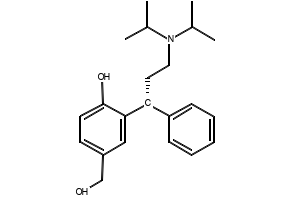 (R)-5-Hydroxymethyl tolterodine structure, CAS 207679-81-0