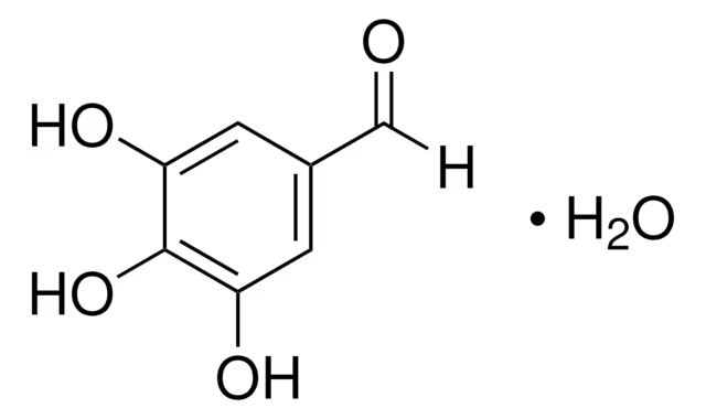 3,4,5-Trihydroxybenzaldehyde monohydrate structure, CAS 207742-88-9