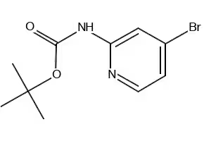 2-(Boc-amino)-4-bromopyridine structure, CAS 207799-10-8