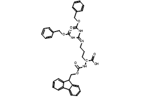 N-Fmoc-N,N'-bis-Cbz-L-arginine structure, CAS 207857-35-0
