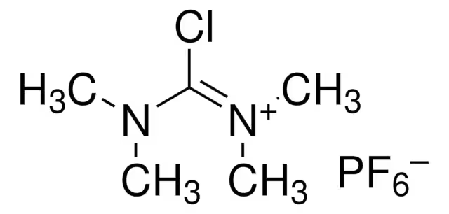 Chloro-N,N,N',N'-tetramethylformamidinium hexafluorophosphate structure, CAS 207915-99-9