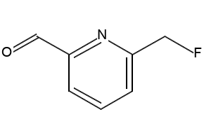 6-(Fluoromethyl)pyridine-2-carbaldehyde structure, CAS 208111-28-8