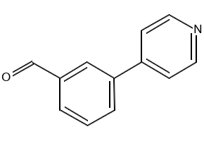 3-Pyrid-4-ylbenzaldehyde structure, CAS 208190-04-9