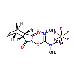 2-(endo-5-Norbornene-2,3-dicarboxymido)-1,1,3,3-tetramethyluronium hexafluorophosphate structure, CAS 208462-94-6