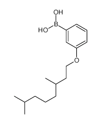 3-(3,7-Dimethyloctyloxy)benzeneboronic acid structure, CAS 209347-66-0