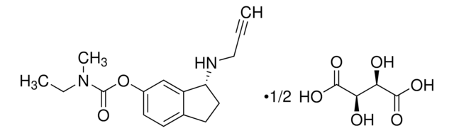 Ladostigil tartrate structure, CAS 209394-46-7