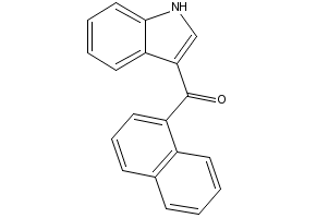 1-Pentyl-3-(1-naphthoyl)indole structure, CAS 209414-07-3