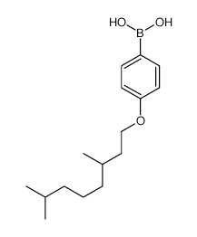 4-(3,7-Dimethyloctyloxy)benzeneboronic acid structure, CAS 209673-75-6