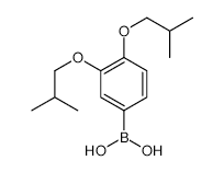 3,4-Bis(2-methylpropyloxy)benzeneboronic acid structure, CAS 209673-76-7