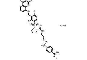 Anatibant structure, CAS 209733-45-9
