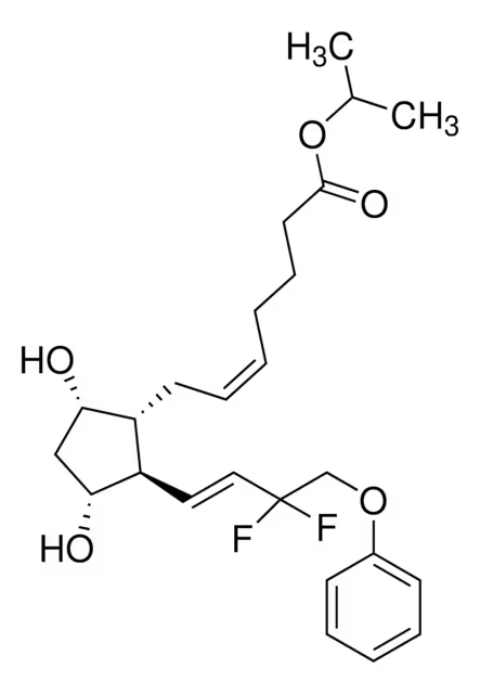 Tafluprost structure, CAS 209860-87-7