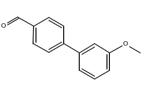 3'-Methoxybiphenyl-4-carboxaldehyde structure, CAS 209863-09-2