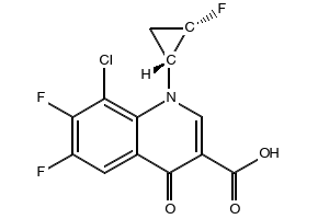 2-Chloro-6,7-difluoro-3-quinolinecarboxaldehyde structure, CAS 209909-13-7