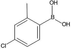 4-Chloro-2-methylphenylboronic acid structure, CAS 209919-30-2