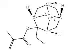 2-Ethyl-2-adamantyl methacrylate structure, CAS 209982-56-9