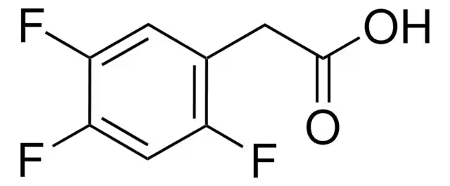 2,4,5-Trifluorophenylacetic acid structure, CAS 209995-38-0
