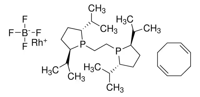 (-)-1,2-Bis[(2R,5R)-dimethylphospholano]benzene(cyclooctadiene)rhodium(I) tetrafluoroborate structure, CAS 210057-23-1