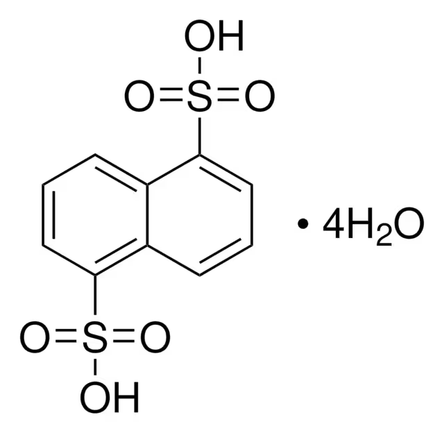 1,5-Naphthalenedisulfonic acid tetrahydrate structure, CAS 211366-30-2