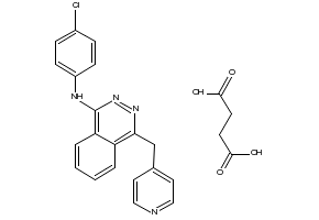 Vatalanib succinate structure, CAS 212142-18-2