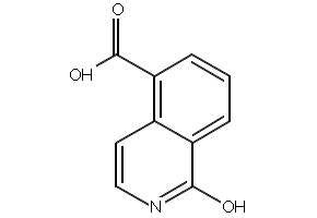 1,2-Dihydro-1-oxo-5-isoquinolinecarboxylic acid structure, CAS 212374-18-0