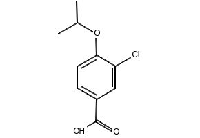 3-Chloro-4-isopropoxybenzoic acid structure, CAS 213598-07-3