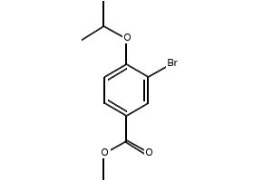 Methyl 3-bromo-4-isopropoxybenzoate structure, CAS 213598-10-8