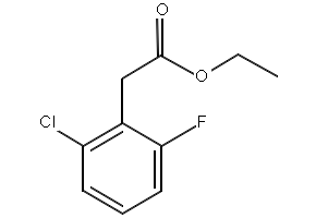 Ethyl 2-chloro-6-fluorophenylacetate structure, CAS 214262-85-8
