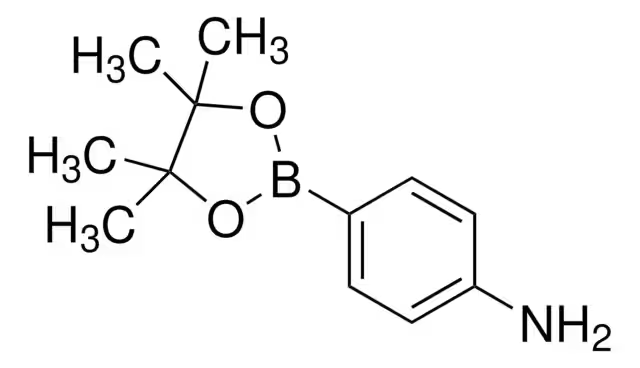 4-Aminophenylboronic acid pinacol ester structure, CAS 214360-73-3