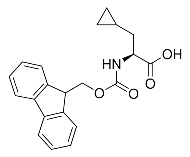 Fmoc-L-Cyclopropylalanine structure, CAS 214750-76-2