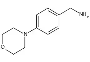 4-Morpholinobenzylamine structure, CAS 214759-74-7