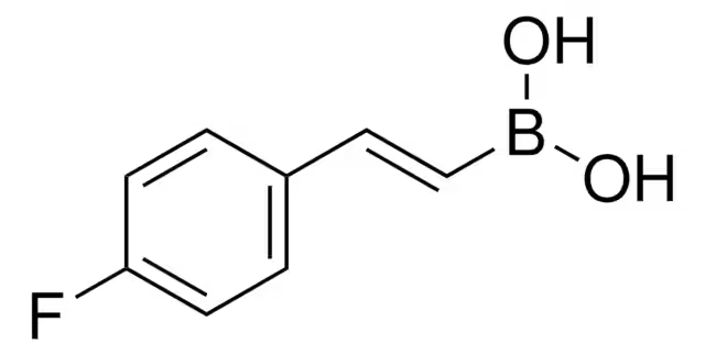 trans-2-(4-Fluorophenyl)vinylboronic acid structure, CAS 214907-24-1