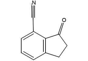 7-Cyano-1-indanone structure, CAS 215362-26-8