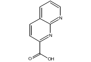 1,8-Naphthyridine-2-carboxylic acid structure, CAS 215523-34-5