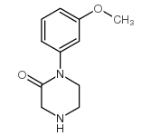1-(3-Methoxyphenyl)piperazin-2-one structure, CAS 215649-80-2
