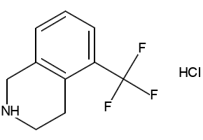 5-Trifluoromethyl-1,2,3,4-tetrahydroisoquinoline structure, CAS 215788-34-4