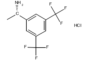 (S)-1-[3,5-Bis(trifluoromethyl)phenyl]ethylamine hydrochloride structure, CAS 216002-19-6
