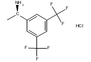 (R)-1-[3,5-Bis(trifluoromethyl)phenyl]ethylamine hydrochloride structure, CAS 216002-20-9