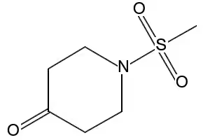 1-N-(Methylsulfonyl)-4-piperidinone structure, CAS 218780-53-1