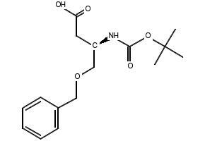 Boc-O-benzyl-L-beta-homoserine structure, CAS 218943-31-8