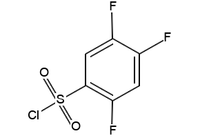 2,4,5-Trifluorobenzenesulfonyl chloride structure, CAS 220227-21-4