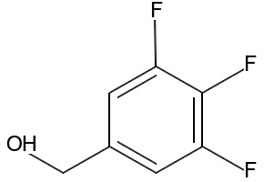 3,4,5-Trifluorobenzenemethanol structure, CAS 220227-37-2
