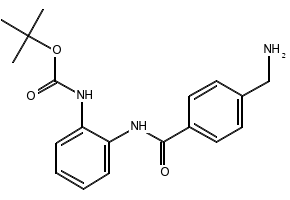 tert-Butyl N-[4-(aminomethyl)phenyl]carbamate structure, CAS 220298-96-4