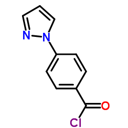 4-(1H-Pyrazol-1-yl)benzoyl chloride structure, CAS 220461-83-6