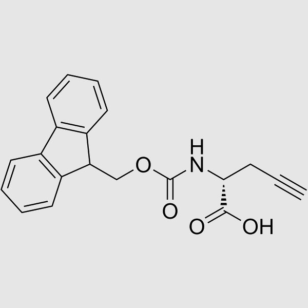 Fmoc-D-propargylglycine structure, CAS 220497-98-3