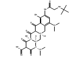 Tigecycline structure, CAS 220620-09-7