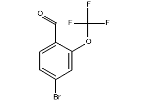 4-Bromo-2-(trifluoromethoxy)benzaldehyde structure, CAS 220996-80-5