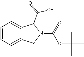 1,3-Dihydroisoindole-1,2-dicarboxylic acid 2-tert-butyl ester structure, CAS 221352-46-1