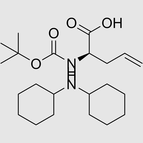 Boc-D-Allylglycine dicyclohexylamine salt structure, CAS 221352-64-3