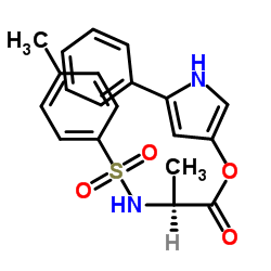 3-(N-Tosyl-L-alaninyloxy)-5-phenylpyrrole structure, CAS 221446-55-5