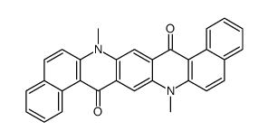 7,16-Dihydro-7,16-dimethyl-benzo[a]benzo[5,6]quino[3,2-i]acridine-9,18-dione structure, CAS 222402-86-0